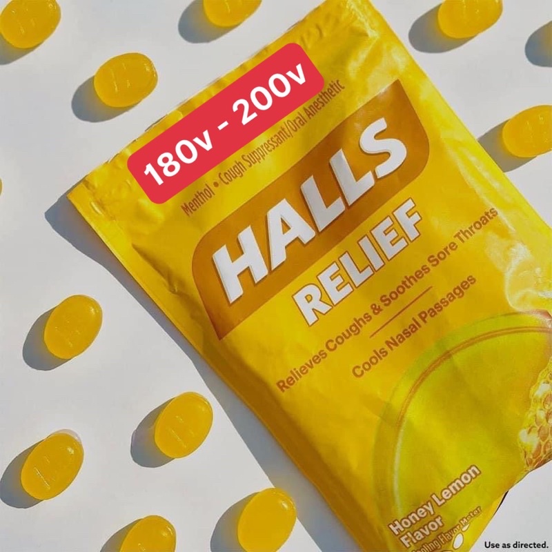 Kẹo ngậm Halls Cough Drops Mỹ  180 viên, Ricola 105 viên, Vapocool Bạc Hà The 200 viên