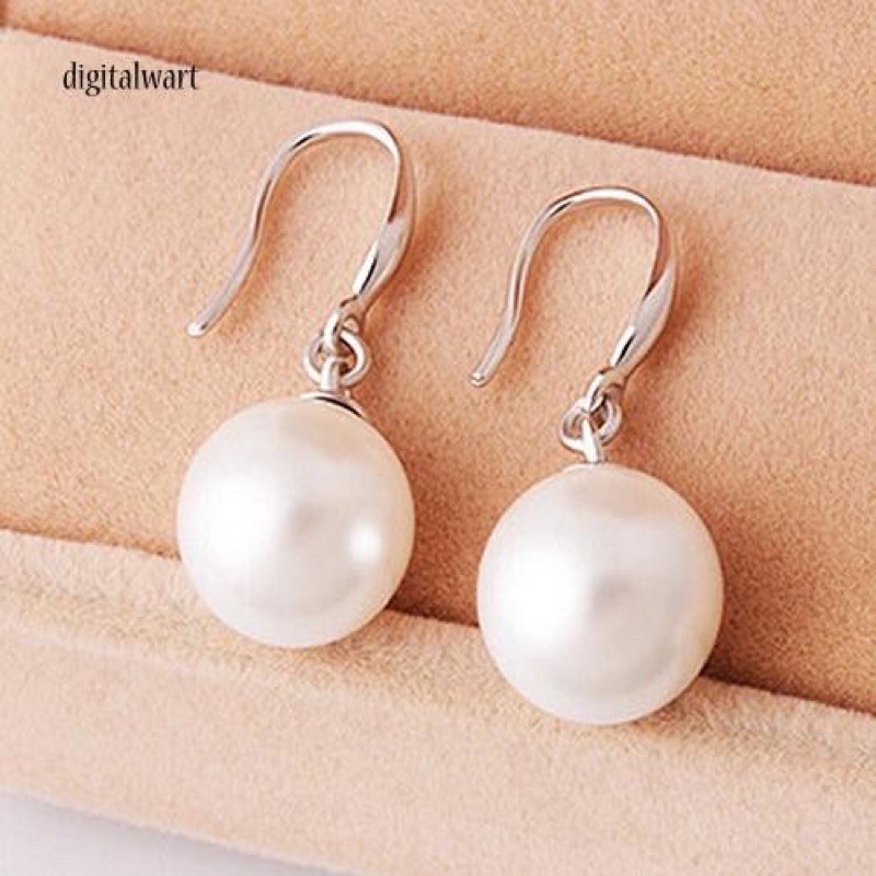 Khuyên Tai Bạc 925 Ngoc Trai Thời Trang Bông Tai Độc Đáo