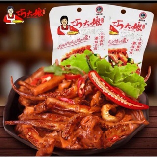 (Sẵn) Gói râu mực xào cay 12 gram