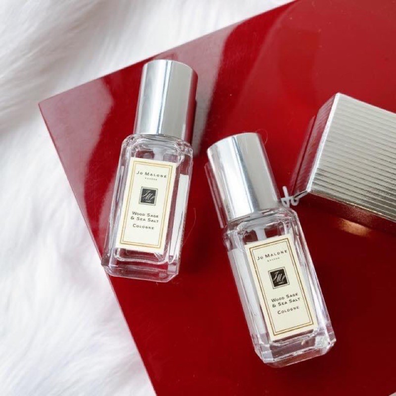 NƯỚC HOA JO MALONE WOOD SAGE & SEA SALT, PEONY & BLUSH SUEDE, ENGLISH PEAR & FREESIA 9ML DẠNG XỊT NOBOX