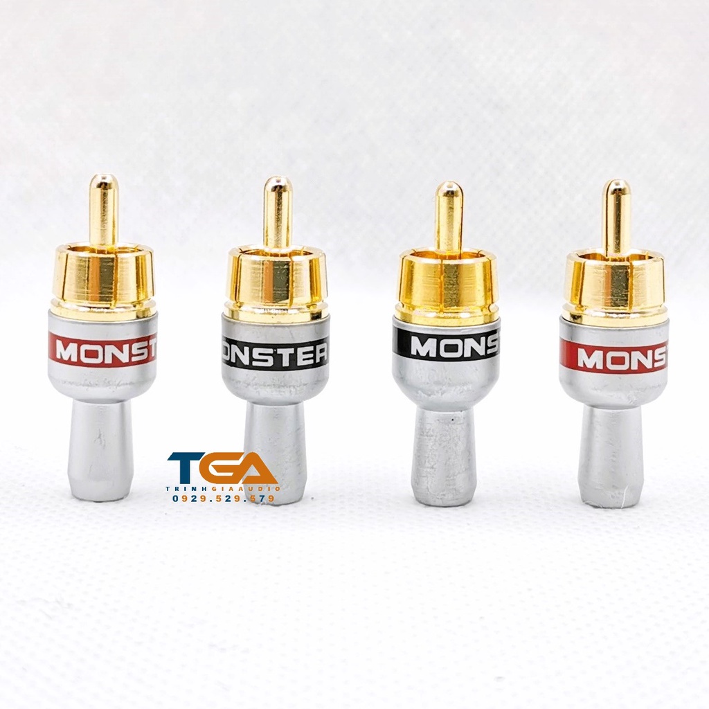 Jack rắc AV - Hoa Sen - RCA Monster xám