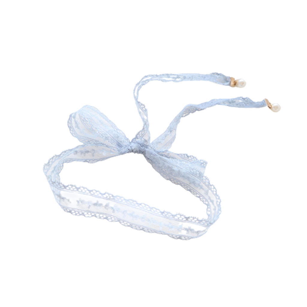 Vòng Cổ Choker Ren Đính Ngọc Trai Nhân Tạo Thời Trang