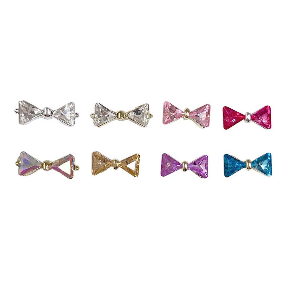 Phụ Kiện Trang Trí Móng Tay 3D Bằng Hợp Kim Lấp Lánh Dành Cho Nữ