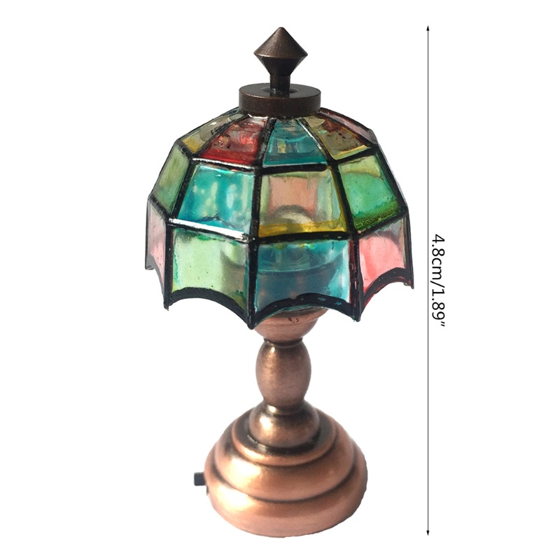 Mô Hình Đèn Trang Trí Mini Cho Nhà Búp Bê 6-8 Tuổi