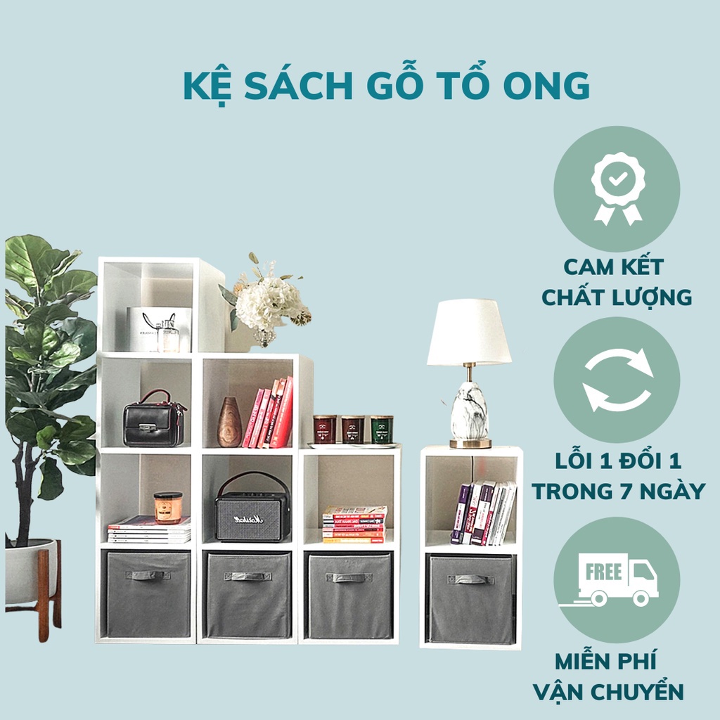 Kệ Sách Tổ Ong Nhiều Tầng dễ thương đa công dụng