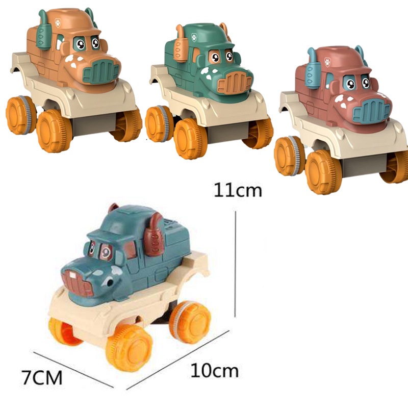 Đồ chơi xe hơi ZHANQI TOYS hình chú chó ngộ nghĩnh vui nhộn dành cho bé