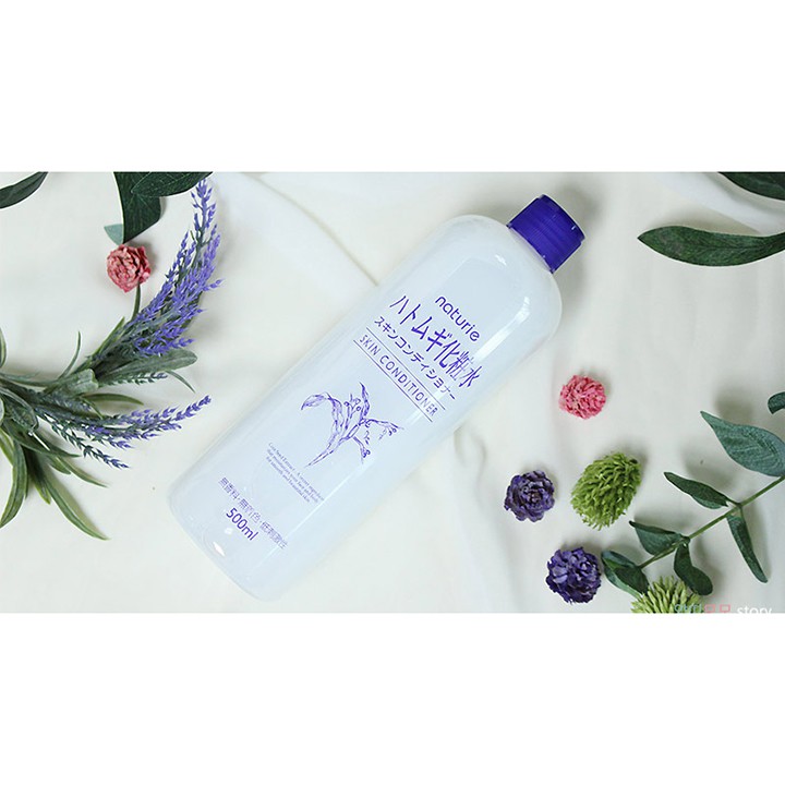 Nước hoa hồng ý dĩ Kumano Naturie Hatomugi Skin Conditioner 500ml