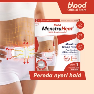 Image of MenstruHeat | Kompres Hangat Haid -1 box/6 pcs | Produk Singapur terjual lebih dari 3juta | Termurah