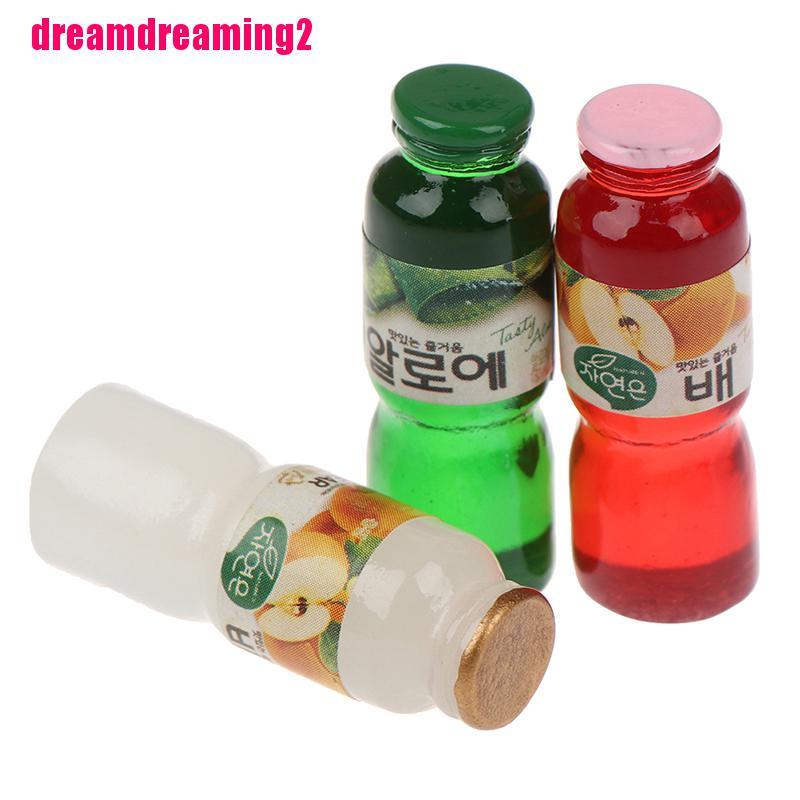 Bộ 5 Bình Nước Uống Mini Tỉ Lệ 1 / 12 Trang Trí Nhà Búp Bê