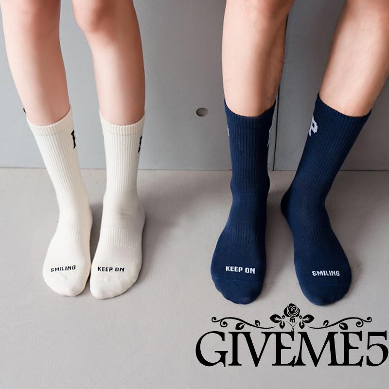 Vớ Thể Thao Cổ Cao Co Giãn In Chữ Thời Trang Cho Nữ
