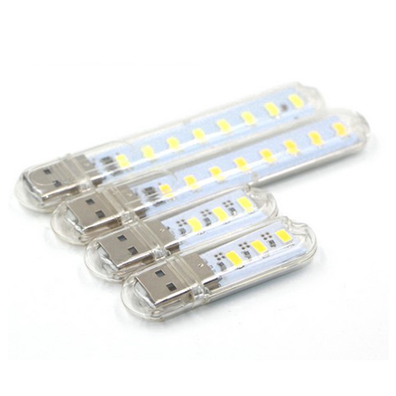 Đèn led BJONE usb mini 3 bóng 5v ánh sáng trắng ấm dùng ngoài trời/văn phòng