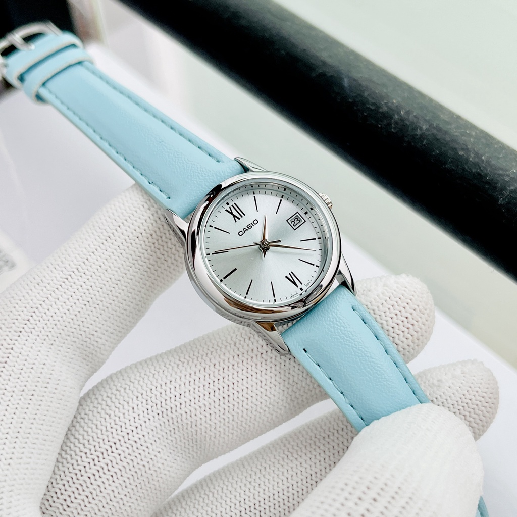 Đồng hồ nữ dây da Casio LTP V002L