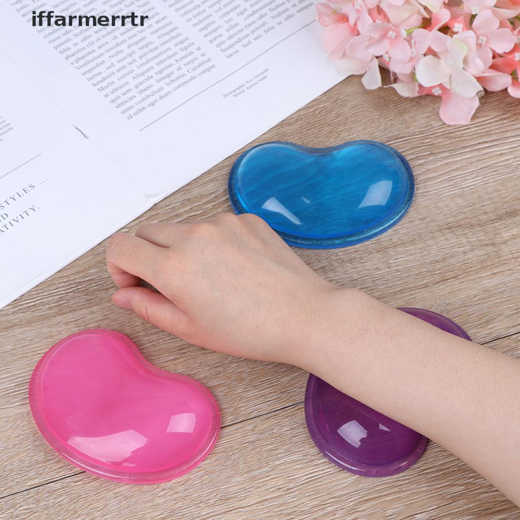 {iffarmerrtr} Computer Gel Mouse Hand Wrist Rests Support Cushion Pad Silicone Wrist Pad hye