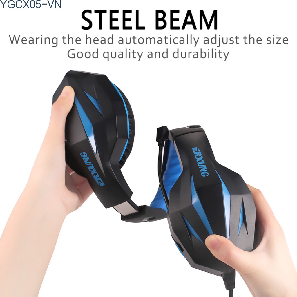 Tai Nghe Trùm Đầu Chơi Game Chống Ồn Có Đèn Led Và Mic Cho Ps4 / Xbox One / Pc | BigBuy360 - bigbuy360.vn