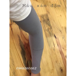 Găng tay chống nắng Hàn Quốc Aquax màu xám đậm