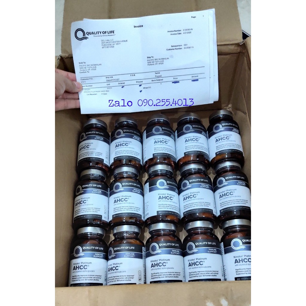 AHCC Mỹ 60v 750mg Loại bỏ sạch HPV HẾT smg | BigBuy360 - bigbuy360.vn