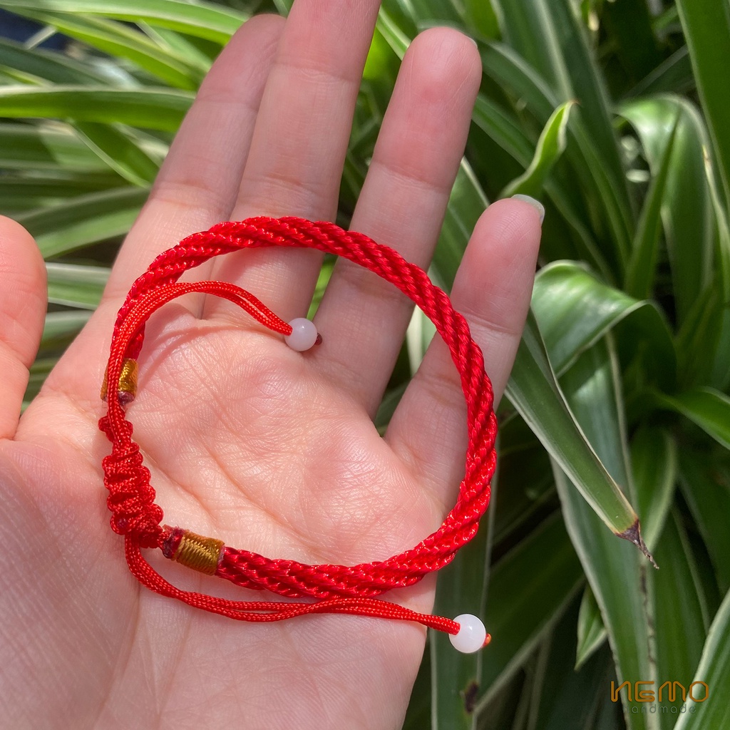 Vòng tay đỏ Bình An Nemo Handmade - DTKP