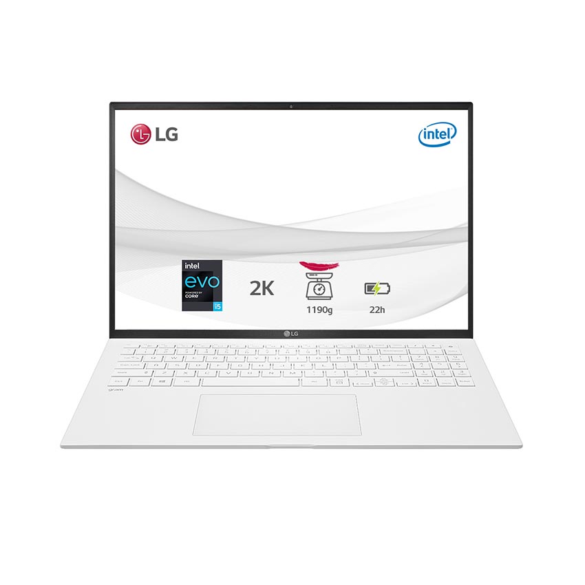 Laptop LG Gram 2021 16ZD90P-G.AX54A5 (Core i5-1135G7/8GB/512GB/Intel Iris Xe/16.0 inch WQXGA/FreeDos/Trắng)