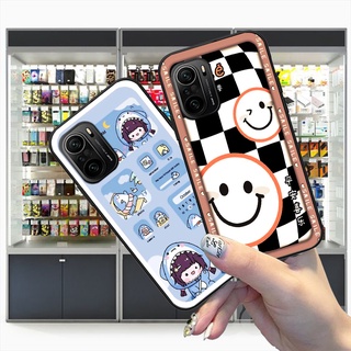 Ốp Xiaomi Redmi K40 / Redmi K40 Pro / K40 Gaming in hình gấu caro đen trắng dễ thương siêu bền