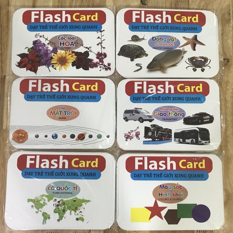 { XẢ KHO LỖ VỐN } [hot] Bộ thẻ học thông minh Flash card 14 chủ đề 280 thẻ mẫu mới 2018