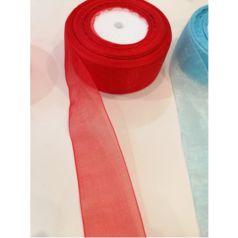 Ruy băng voan 4cm làm nơ, hoa, gói quà