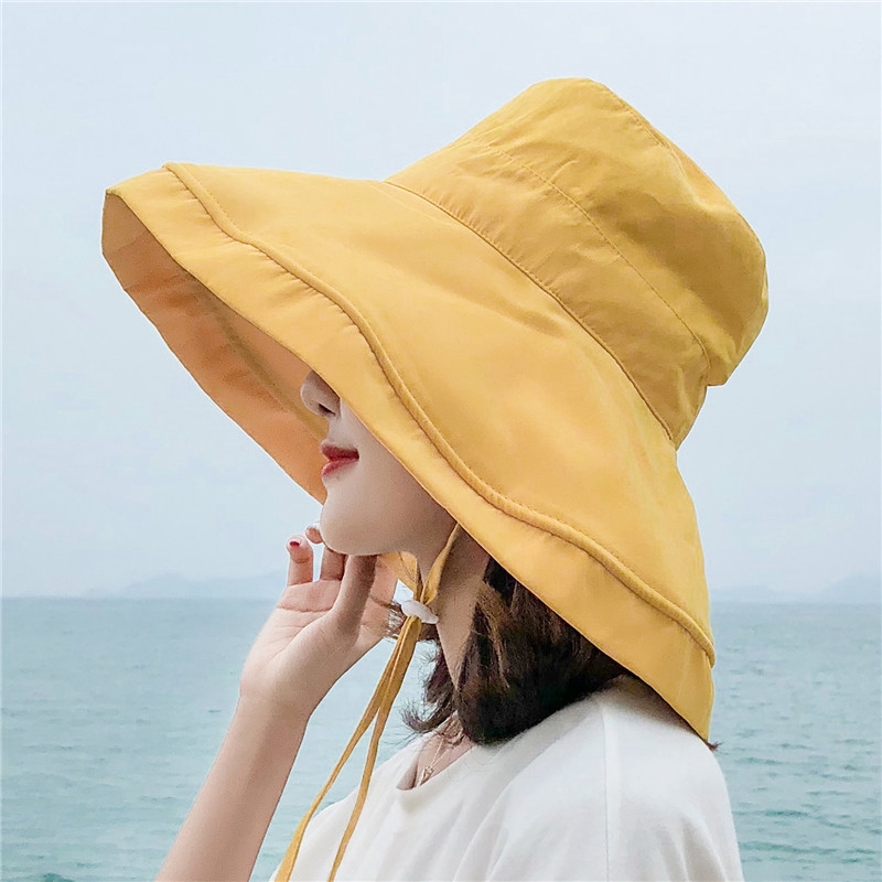 Mũ Tai Bèo LINJW Chống Nắng Phong Cách Đơn Giản Thời Trang Cho Nữ