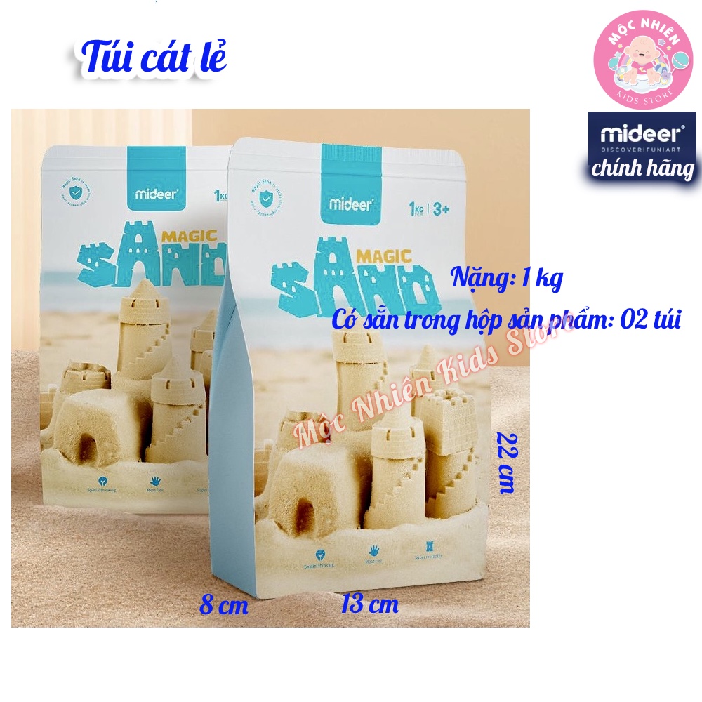 Đồ Chơi Cát Động Lực Ma Thuật Mideer Magic Sand Play Set Dành Cho Bé 3 Tuổi, Đồ Chơi Cảm Giác Cho Bé