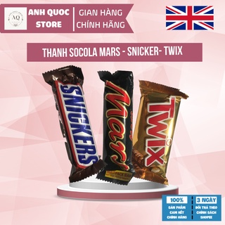 Kẹo socola sicker  twix mars mix vị, kẹo chocolate, kẹo socola tổng hợp siêu ngon nội địa Anh anhquoc.store