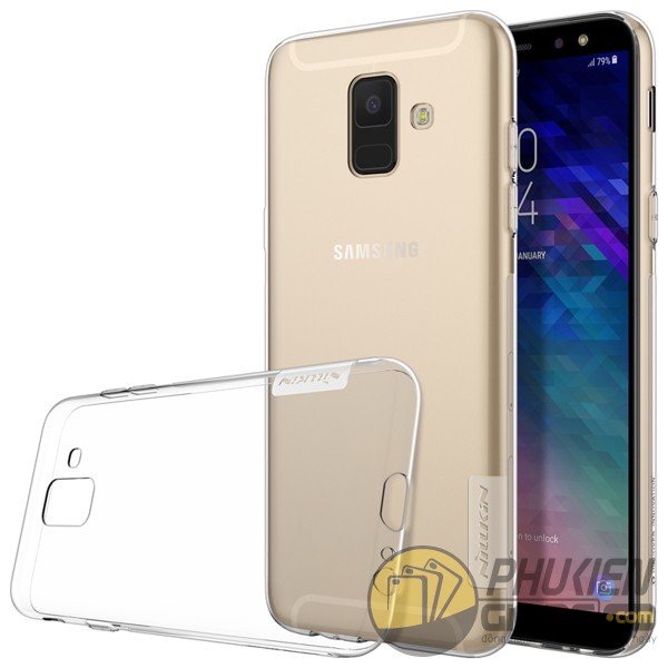 Ốp lưng Galaxy A6 - A6 Plus 2018 dẻo siêu mỏng Nillkin Nature