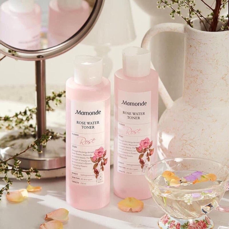 nướchoa hồng mamonde Rose Water Toner