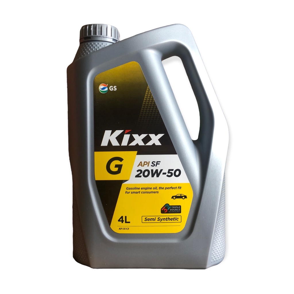 Nhớt ô tô bán tổng hợp Kixx G cho máy xăng [ 4L ]