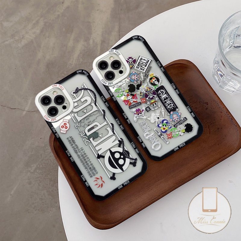 Ốp Điện Thoại TPU Mềm Trong Suốt Chống Sốc In Hình One Piece Cho iPhone 6 6s 7 8 Plus 11 12 14 Pro XS Max XR X SE 13 Pro Max