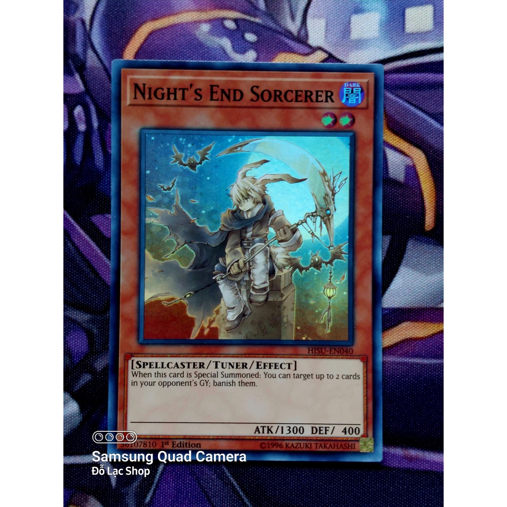 Thẻ Bài Mint90 Yugioh Monster Night's End Sorcerer - Super