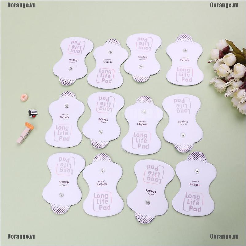 Bộ 12 Miếng Đệm Tĩnh Điện Thay Thế Cho Máy Mát Xa Xung Điện BH MT