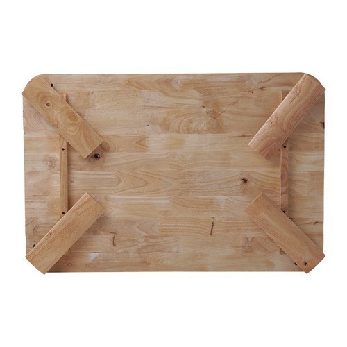 Bàn ăn kiểu nhật 70x120cm, gỗ cao su chân xếp 47wood- Bàn gỗ đa năng chân xếp 70x1m2