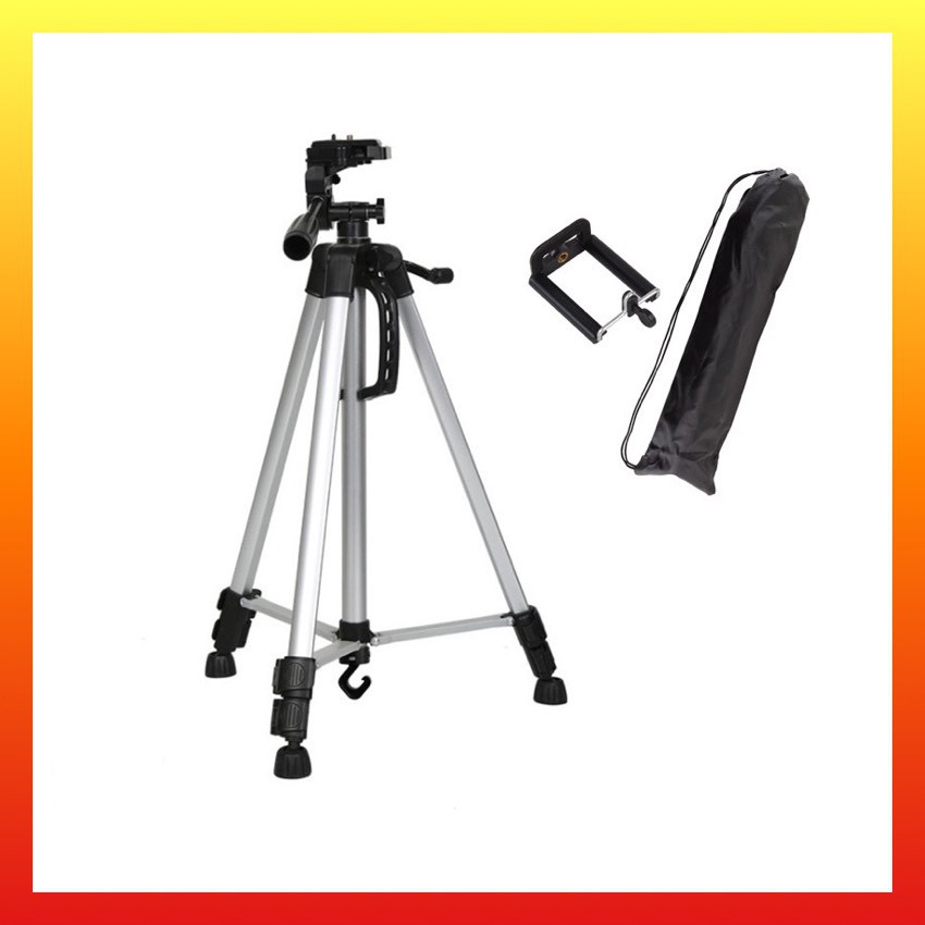 Gậy 3 chân chụp hình máy ảnh, điện thoại Tripod 3366-S loại tốt tặng kèm remote