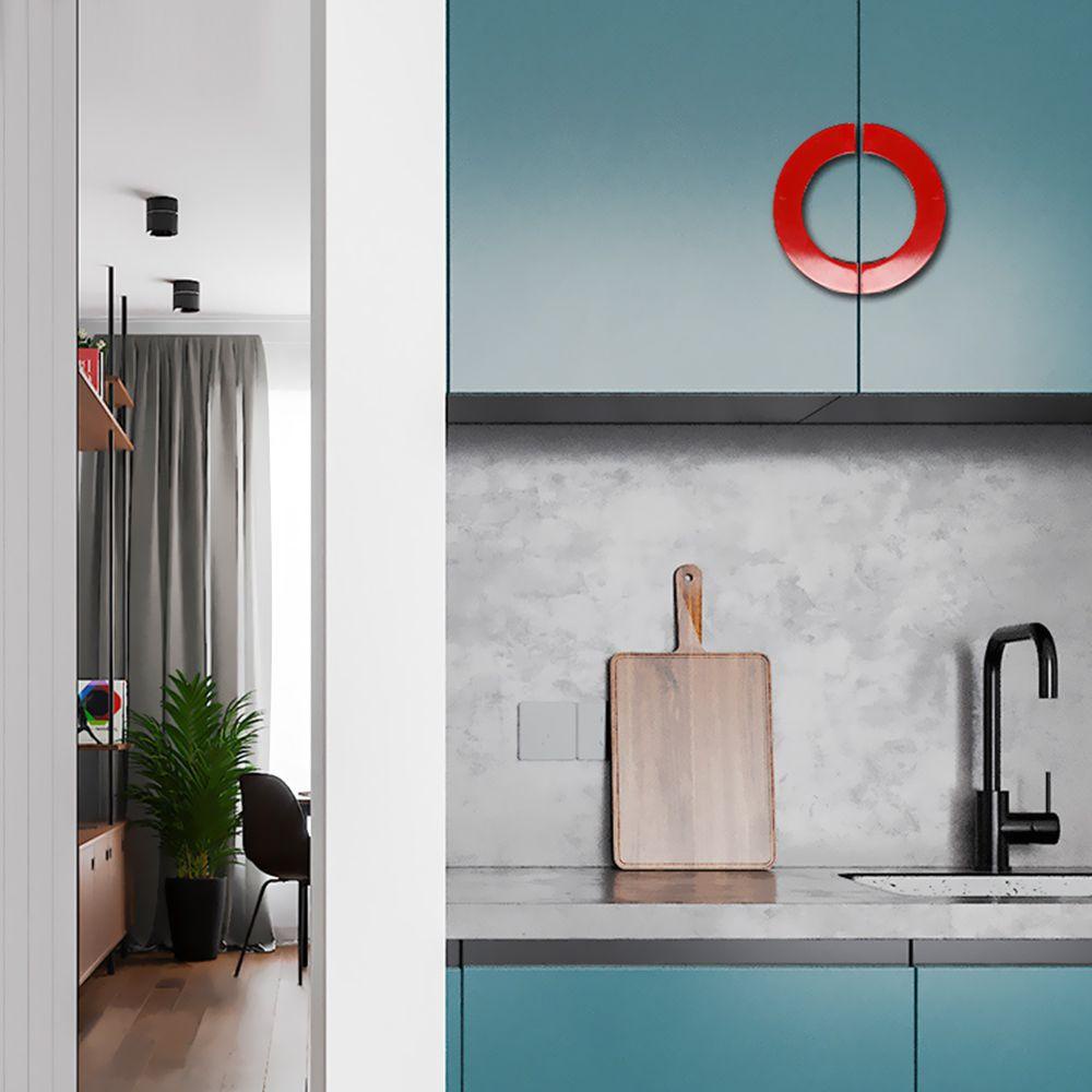 KUNHEV Tay Nắm Cửa Tủ Hình Tròn Bằng Hợp Kim Kẽm Chất Lượng Cao