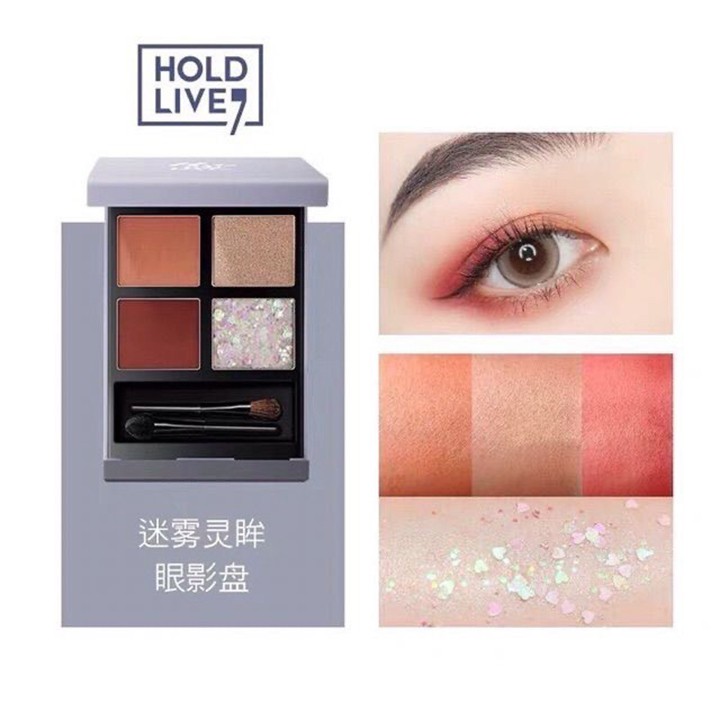 Set Son - Màu Mắt HoldLive Mist Fog Velvet Three Piece