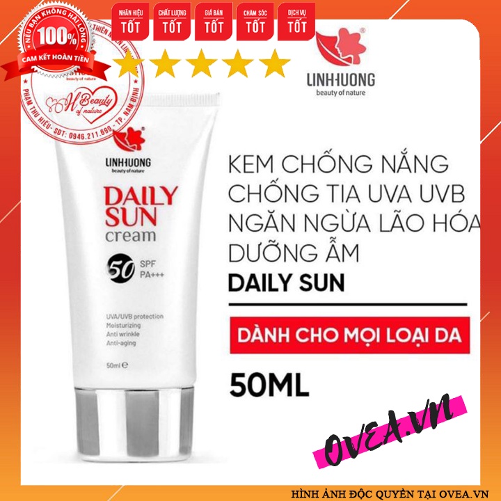 kem chống nắng da mặt cao cấp linh hương chính hãng 100%