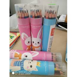 Màu Chì Ống (Wood coler Pencils 12 Màu)
