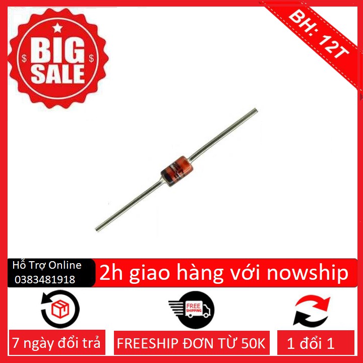 combo 10 DIODE 1N4148 (Combo 10 chiếc) diot 1n4148 | BigBuy360 - bigbuy360.vn