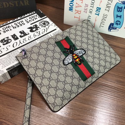 Ví cầm tay con ong dáng mỏng thêu