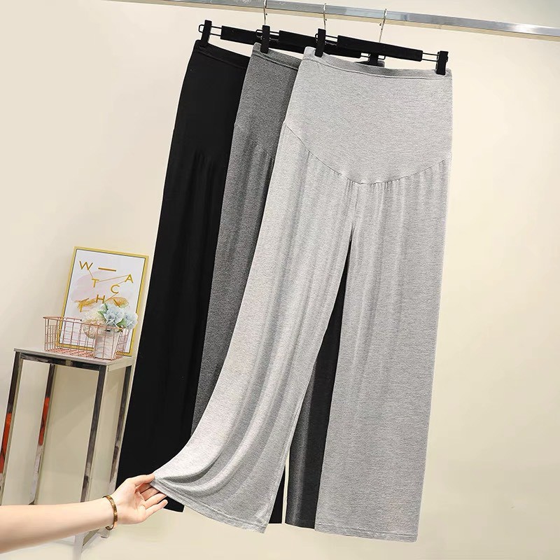 Quần bầu dài THUN TĂM ống rộng cao cấp_màu sắc trẻ trung QB2021