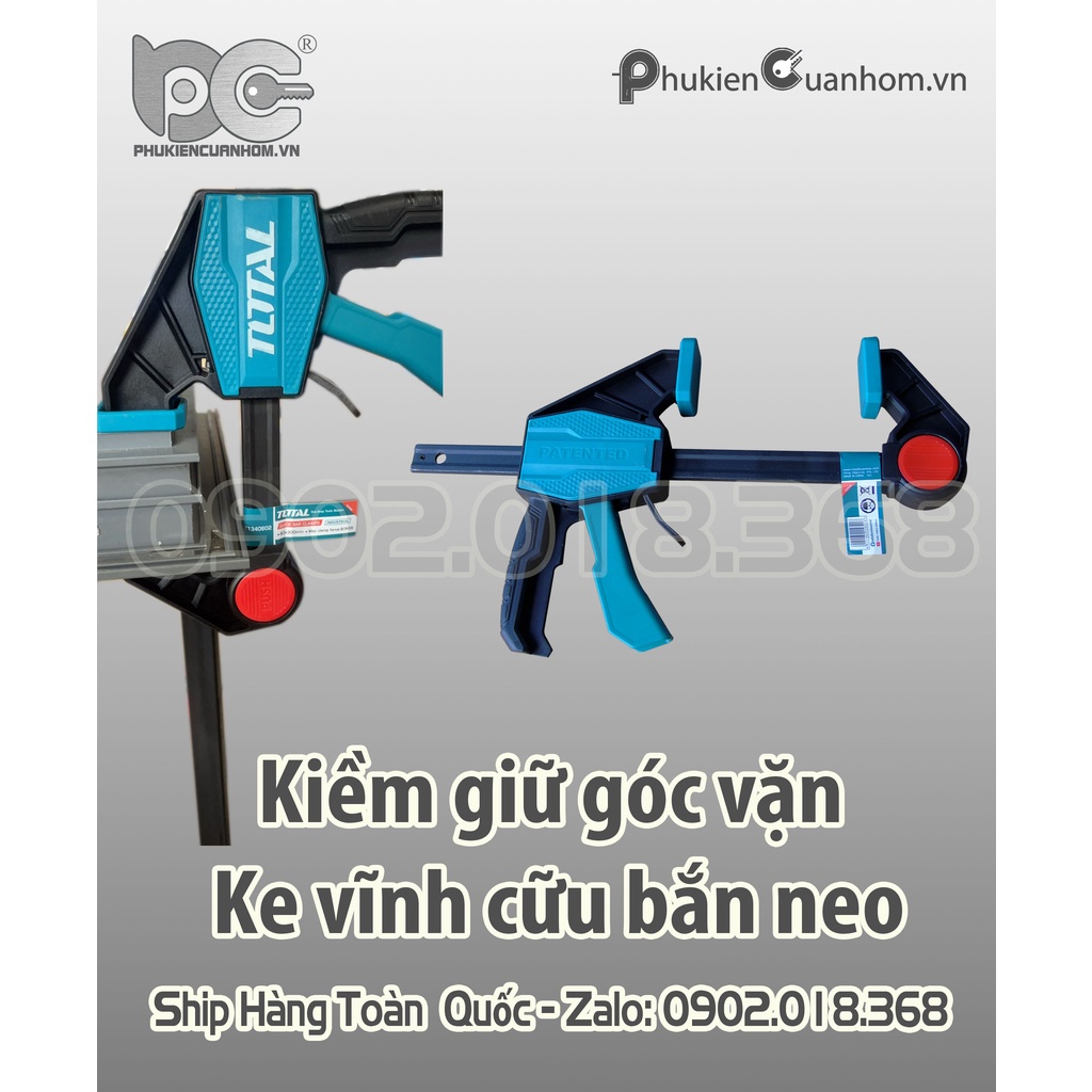 KIỀM CHẾT GIỮ GÓC CỬA NHÔM BẮN VÍT KE VĨNH CỮU - KE BẮN NEO TOTAL