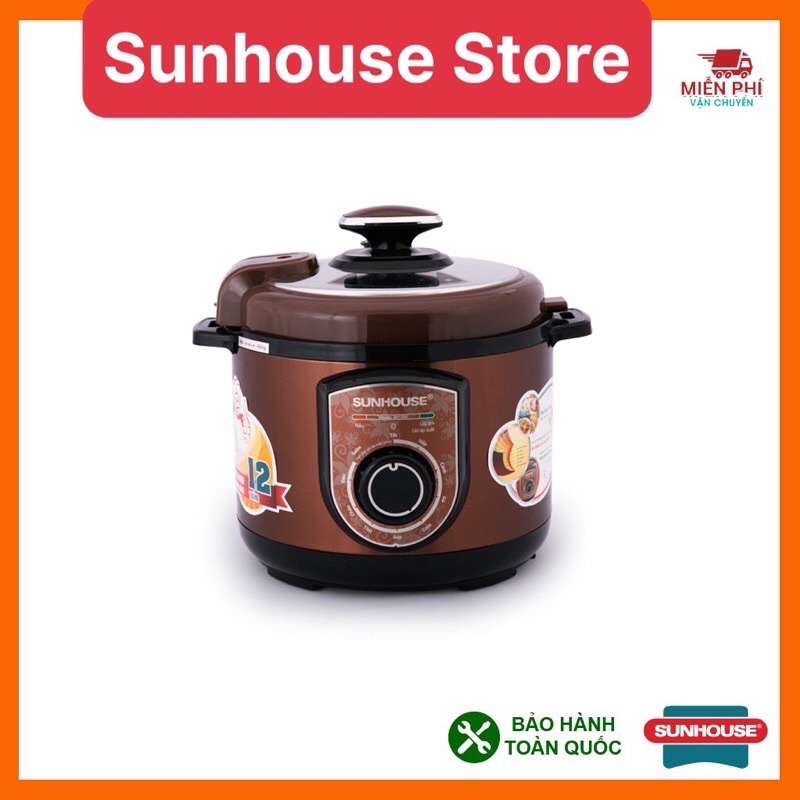 Nồi áp suất điện đa năng SUNHOUSE 5lit SHD1550,sunhouse SHD1552