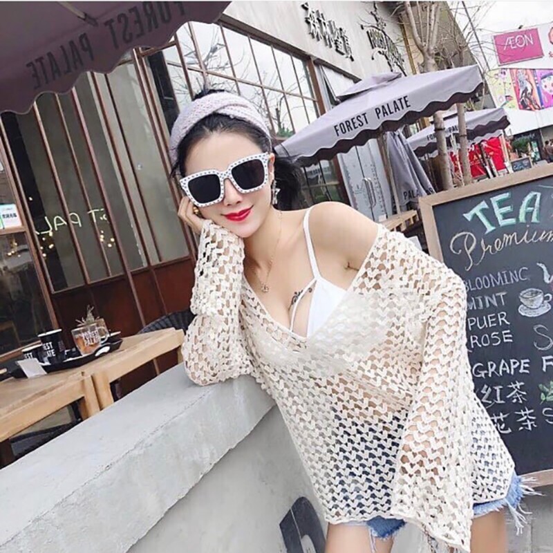 Kimono áo choàng bikini lưới mặc ngoài bikini đi biển đẹp cam kết hàng đúng mô tả 1 đổi 1 ảnh thật có video AC003 | BigBuy360 - bigbuy360.vn