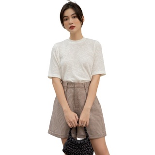 Olv - áo the basic tee in white