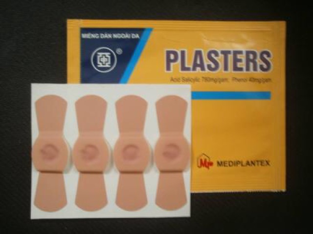 Miếng dán mụn cóc,mụn cơm,mắt cá plaster túi 4 miếng | BigBuy360 - bigbuy360.vn