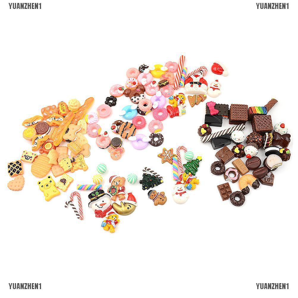 30 Đồ trang trí Thức Ăn Dùng Trang Trí Nhà Búp Bê YUANZHEN1} 1: 12