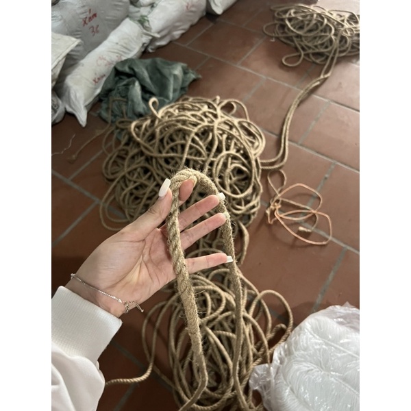 5 mét dây thừng trang trí, làm đồ cào móng mèo, dây đay bố tự nhiên